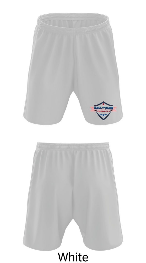 Athletic Shorts With Pockets, Hall of Fame Fireworks LLC, , Teamtime, Team time, sublimation, custom sports apparel, team uniforms, spirit wear, spiritwear, sports uniforms, custom shirts, team store, custom team store, fundraiser sports, apparel fundraiser