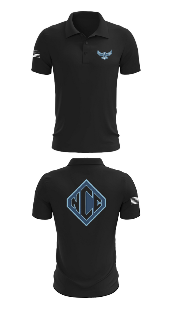 Short Sleeve Performance Polo, North Cobb Christian School Cheer, Cheer, Teamtime, Team time, sublimation, custom sports apparel, team uniforms, spirit wear, spiritwear, sports uniforms, custom shirts, team store, custom team store, fundraiser sports, apparel fundraiser
