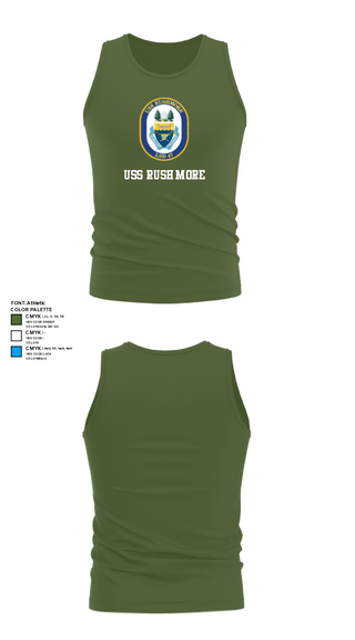 Tank Top, USS RUSHMORE, Navy, Teamtime, Team time, sublimation, custom sports apparel, team uniforms, spirit wear, spiritwear, sports uniforms, custom shirts, team store, custom team store, fundraiser sports, apparel fundraiser