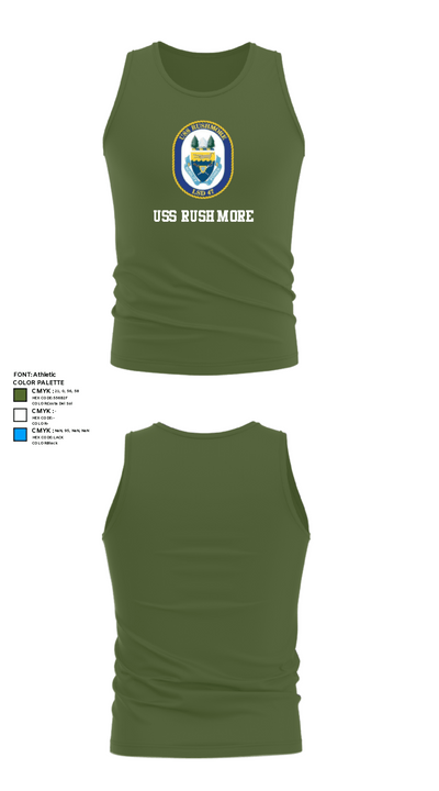 USS RUSHMORE 78932182 Tank Top - 56