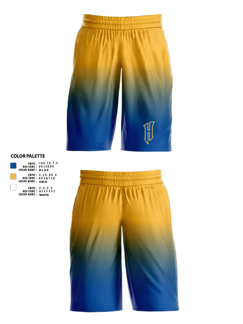 Mens Basketball Shorts, Hudson High School Basketball, Men's Basketball, Teamtime, Team time, sublimation, custom sports apparel, team uniforms, spirit wear, spiritwear, sports uniforms, custom shirts, team store, custom team store, fundraiser sports, apparel fundraiser