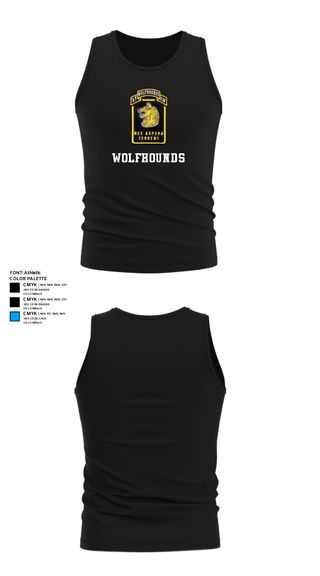 Tank Top, Wolfhounds, Army, Teamtime, Team time, sublimation, custom sports apparel, team uniforms, spirit wear, spiritwear, sports uniforms, custom shirts, team store, custom team store, fundraiser sports, apparel fundraiser