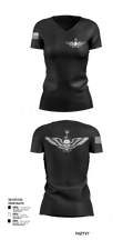 USS AMERICA 73991859 Women's Short Sleeve V-neck Shirt - 132