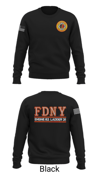 Crew Neck Sweatshirt, LA CASA GRANDE E82 and L31, Fire Department, Teamtime, Team time, sublimation, custom sports apparel, team uniforms, spirit wear, spiritwear, sports uniforms, custom shirts, team store, custom team store, fundraiser sports, apparel fundraiser