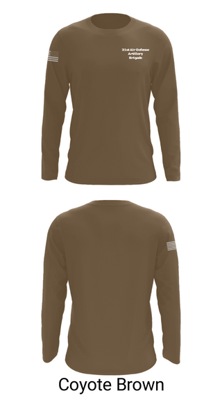 Long Sleeve Performance Shirt, 31st Air Defense Artillery Brigade, Army, Teamtime, Team time, sublimation, custom sports apparel, team uniforms, spirit wear, spiritwear, sports uniforms, custom shirts, team store, custom team store, fundraiser sports, apparel fundraiser