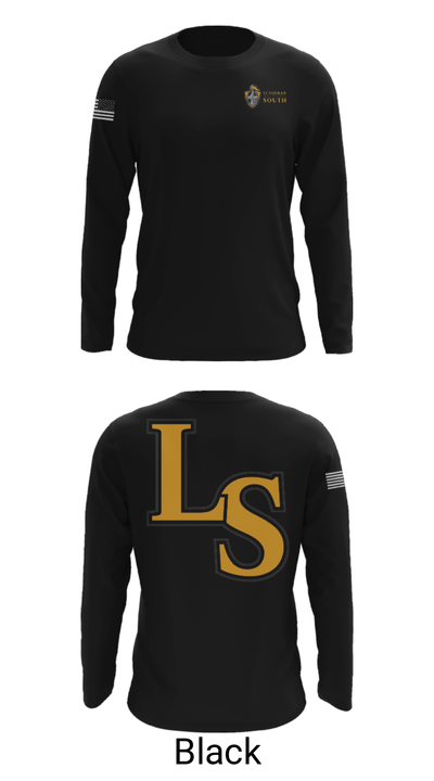 Lutheran South High School Tennis 8304460 Long Sleeve Performance Shirt - 11