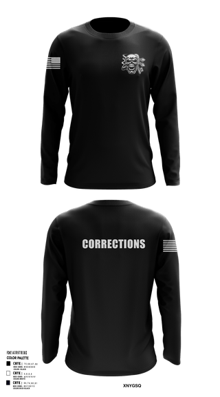 Long Sleeve Performance Shirt, Corrections, Police, Teamtime, Team time, sublimation, custom sports apparel, team uniforms, spirit wear, spiritwear, sports uniforms, custom shirts, team store, custom team store, fundraiser sports, apparel fundraiser
