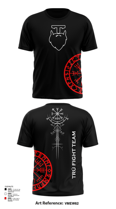 Trú Fight Team 44523191 Short Sleeve Performance Shirt - 133