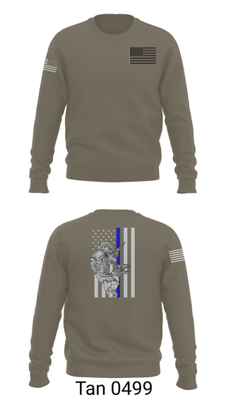 Crew Neck Sweatshirt, 904th MP Det Military Working Dog, Army, Teamtime, Team time, sublimation, custom sports apparel, team uniforms, spirit wear, spiritwear, sports uniforms, custom shirts, team store, custom team store, fundraiser sports, apparel fundraiser
