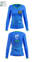 meana raptor 92307249 Women's Long Sleeve V-neck Shirt - 1