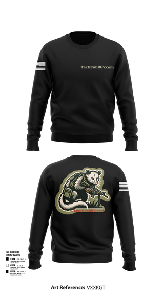 Crew Neck Sweatshirt, TactiCuhRGV.com, Police, Teamtime, Team time, sublimation, custom sports apparel, team uniforms, spirit wear, spiritwear, sports uniforms, custom shirts, team store, custom team store, fundraiser sports, apparel fundraiser