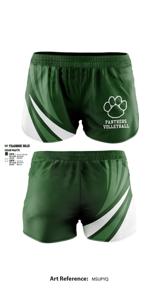 Womens Shorts, Panthers Volleyball, Women's Volleyball, Teamtime, Team time, sublimation, custom sports apparel, team uniforms, spirit wear, spiritwear, sports uniforms, custom shirts, team store, custom team store, fundraiser sports, apparel fundraiser
