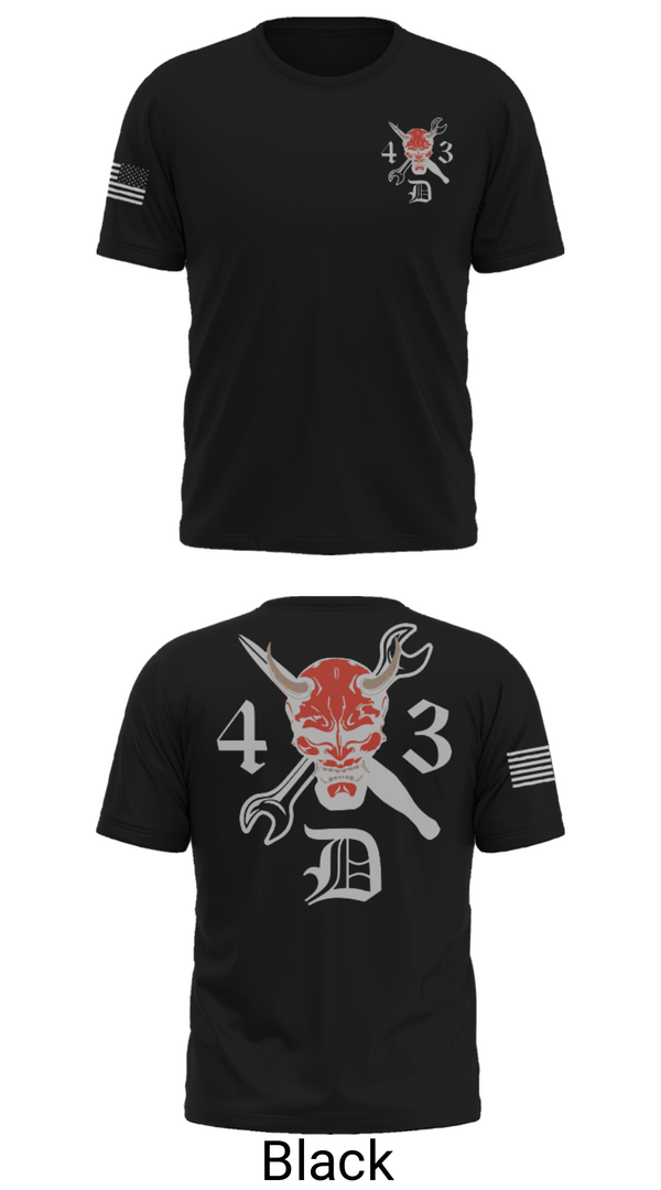 Short Sleeve Performance Shirt, 4-3 DEMONS, Army, Teamtime, Team time, sublimation, custom sports apparel, team uniforms, spirit wear, spiritwear, sports uniforms, custom shirts, team store, custom team store, fundraiser sports, apparel fundraiser