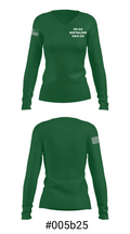 2D AA BATTALION H&S CO 27499522 Women's Long Sleeve V-neck Shirt - 7
