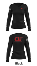 CLF 17912251 Women's Long Sleeve V-neck Shirt - 35