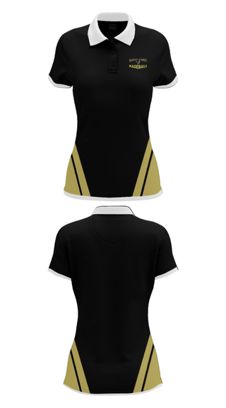 Women's Short Sleeve Performance Polo, Hammond Academy Of Science & Tech Baseball, Baseball, Teamtime, Team time, sublimation, custom sports apparel, team uniforms, spirit wear, spiritwear, sports uniforms, custom shirts, team store, custom team store, fundraiser sports, apparel fundraiser