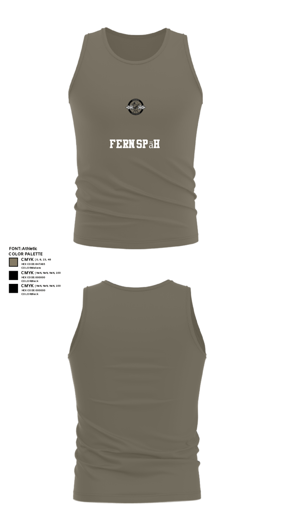 Tank Top, Fernspäh, Army, Teamtime, Team time, sublimation, custom sports apparel, team uniforms, spirit wear, spiritwear, sports uniforms, custom shirts, team store, custom team store, fundraiser sports, apparel fundraiser