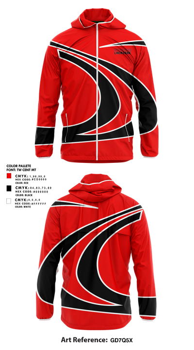 Woodland Warriors Lacrosse 58409804 Windbreaker - 2