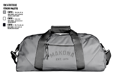 Duffle Bag, MKA, E-Sports, Teamtime, Team time, sublimation, custom sports apparel, team uniforms, spirit wear, spiritwear, sports uniforms, custom shirts, team store, custom team store, fundraiser sports, apparel fundraiser