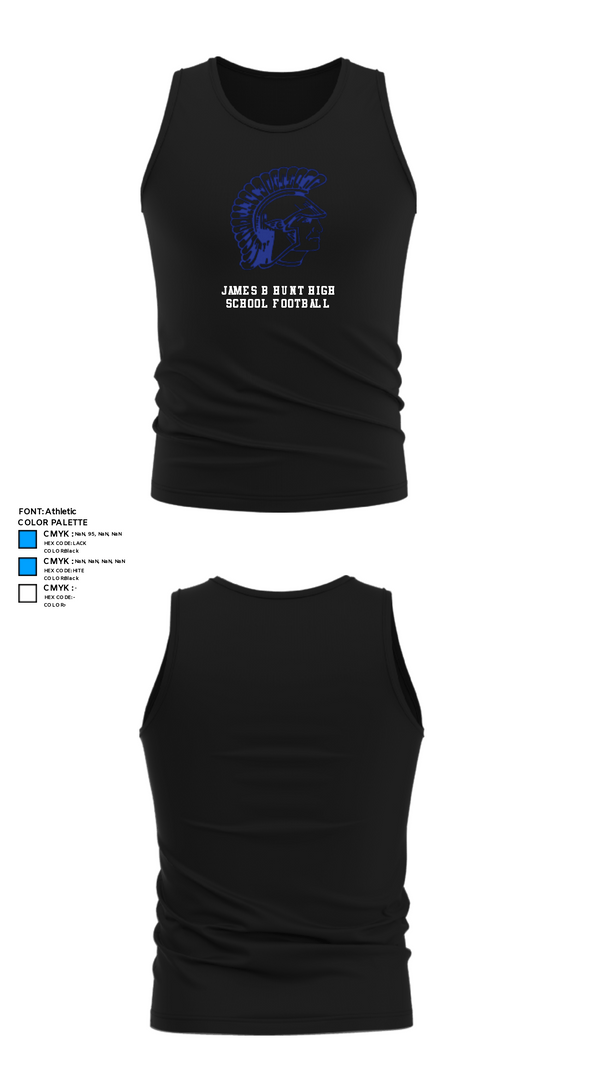 Tank Top, James B Hunt High School Football, Football, Teamtime, Team time, sublimation, custom sports apparel, team uniforms, spirit wear, spiritwear, sports uniforms, custom shirts, team store, custom team store, fundraiser sports, apparel fundraiser