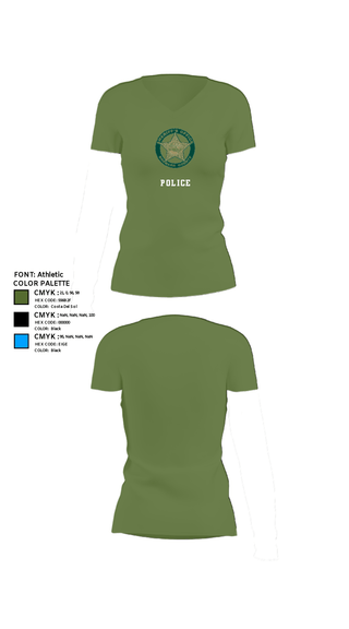 Women's Short Sleeve Vneck Shirt, BSO Explorers, Police, Teamtime, Team time, sublimation, custom sports apparel, team uniforms, spirit wear, spiritwear, sports uniforms, custom shirts, team store, custom team store, fundraiser sports, apparel fundraiser