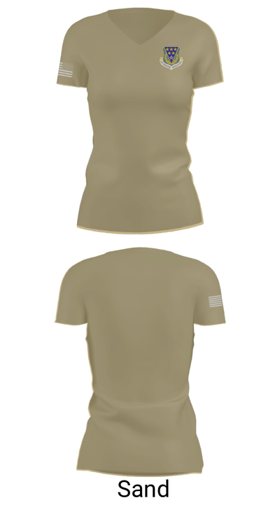 321 SMW 70680772 Women's Short Sleeve V-neck Shirt - 44