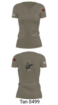 MS ADT SECFOR 6944936 Women's Short Sleeve V-neck Shirt - 68