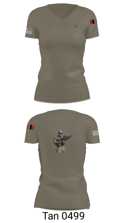 MS ADT SECFOR 6944936 Women's Short Sleeve V-neck Shirt - 68