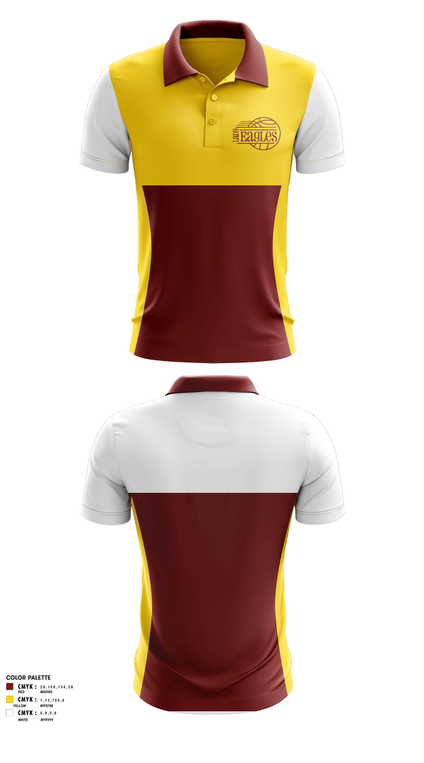 Short Sleeve Performance Polo, Ellicottville Central Middle School Basketball, Women's Basketball, Teamtime, Team time, sublimation, custom sports apparel, team uniforms, spirit wear, spiritwear, sports uniforms, custom shirts, team store, custom team store, fundraiser sports, apparel fundraiser
