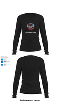 Muscle Maker Academy 31935817 Women's Long Sleeve V-neck Shirt -1 34