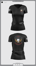 FARP 62203291 Women's Short Sleeve V-neck Shirt - 2