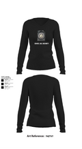 CBWDC Jail Security 78638025 Women's Long Sleeve V-neck Shirt - 21