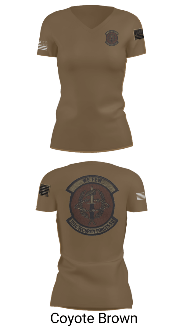 Women's Short Sleeve Vneck Shirt, 153 SFS, Air Force, Teamtime, Team time, sublimation, custom sports apparel, team uniforms, spirit wear, spiritwear, sports uniforms, custom shirts, team store, custom team store, fundraiser sports, apparel fundraiser