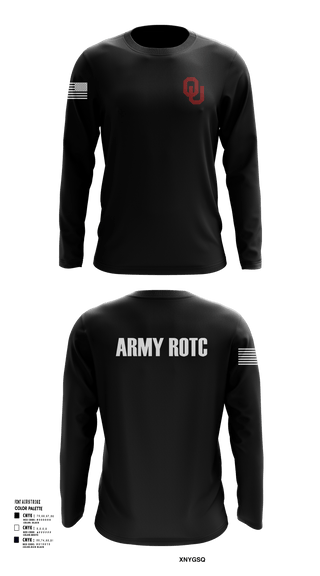 Long Sleeve Performance Shirt, OU Army ROTC, Army, Teamtime, Team time, sublimation, custom sports apparel, team uniforms, spirit wear, spiritwear, sports uniforms, custom shirts, team store, custom team store, fundraiser sports, apparel fundraiser