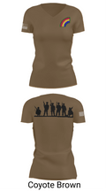 42ND Infantry Division 74550068 Women's Short Sleeve V-neck Shirt - 8