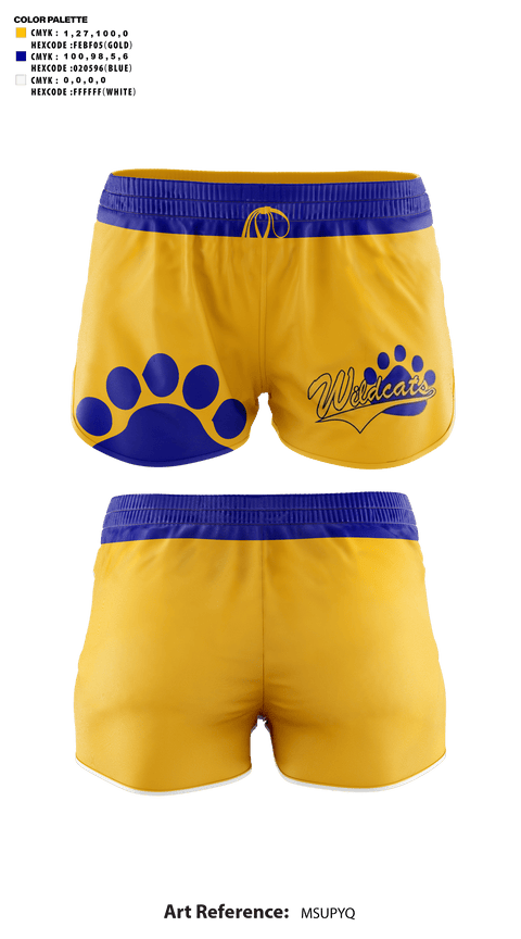 Womens Shorts, Richwoods Middle School Cheer, Cheer, Teamtime, Team time, sublimation, custom sports apparel, team uniforms, spirit wear, spiritwear, sports uniforms, custom shirts, team store, custom team store, fundraiser sports, apparel fundraiser