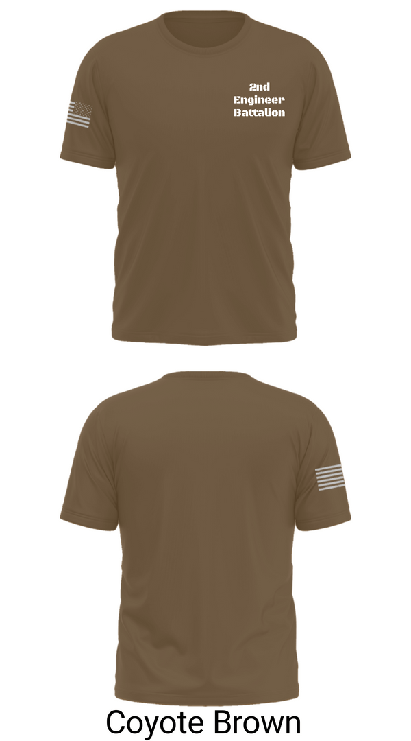 Old School Cotton Feel Shirt, 2nd Engineer Battalion, Army, Teamtime, Team time, sublimation, custom sports apparel, team uniforms, spirit wear, spiritwear, sports uniforms, custom shirts, team store, custom team store, fundraiser sports, apparel fundraiser