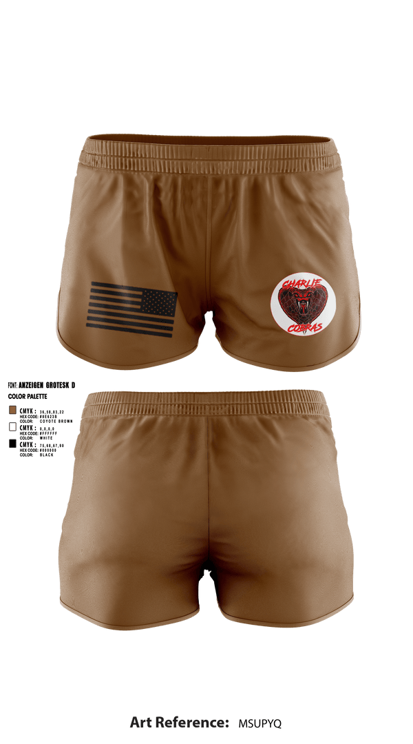 Ranger Panties, Charlie Company Cobras, Army, Teamtime, Team time, sublimation, custom sports apparel, team uniforms, spirit wear, spiritwear, sports uniforms, custom shirts, team store, custom team store, fundraiser sports, apparel fundraiser