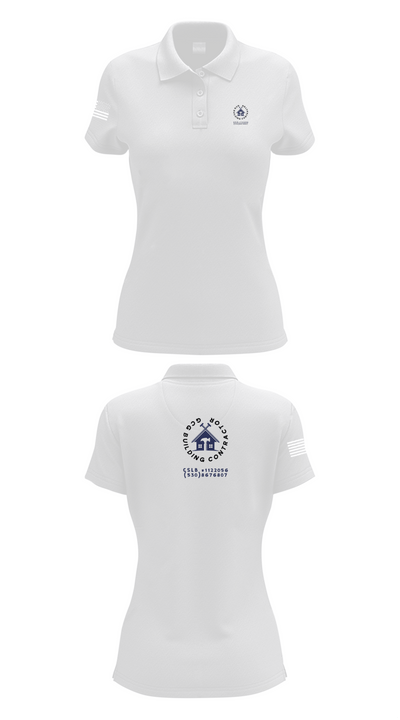 GCG BUILDING CONTRACTOR 38074769 Women's Short Sleeve Performance Polo  - 17