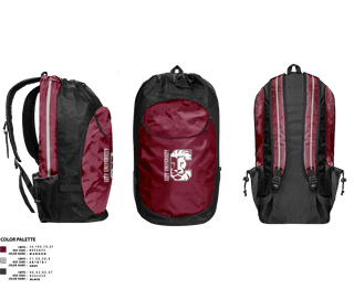Gear Bag, City University School of Liberal Arts Basketball, Women's Basketball, Teamtime, Team time, sublimation, custom sports apparel, team uniforms, spirit wear, spiritwear, sports uniforms, custom shirts, team store, custom team store, fundraiser sports, apparel fundraiser