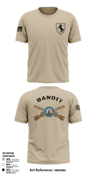 Old School Cotton Feel Shirt, Bandit TroopBandit Troop 2.0, Army, Teamtime, Team time, sublimation, custom sports apparel, team uniforms, spirit wear, spiritwear, sports uniforms, custom shirts, team store, custom team store, fundraiser sports, apparel fundraiser