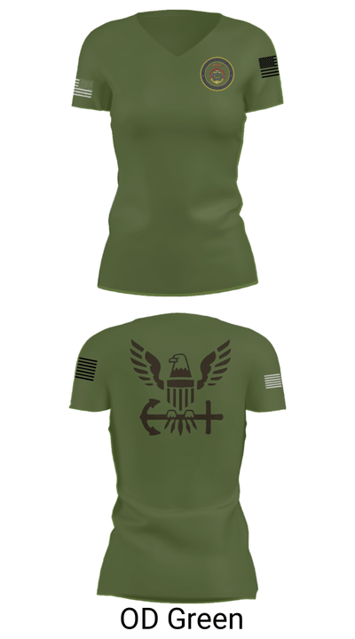 Chaplain Corp 11423583 Women's Short Sleeve V-neck Shirt - 46