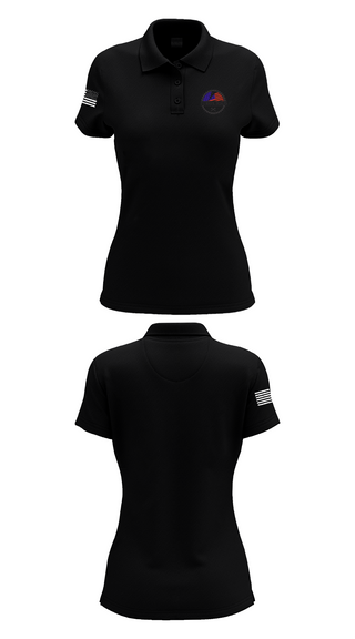 Womens Short Sleeve Performance Polo, Patriotic Designs & CNC, , Teamtime, Team time, sublimation, custom sports apparel, team uniforms, spirit wear, spiritwear, sports uniforms, custom shirts, team store, custom team store, fundraiser sports, apparel fundraiser