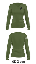 uN ğiNÿå 21846884 Women's Long Sleeve V-neck Shirt - 54