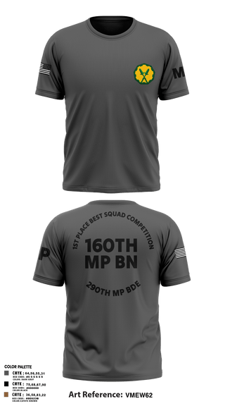 Old School Cotton Feel Shirt, 160th mp bn, Army, Teamtime, Team time, sublimation, custom sports apparel, team uniforms, spirit wear, spiritwear, sports uniforms, custom shirts, team store, custom team store, fundraiser sports, apparel fundraiser