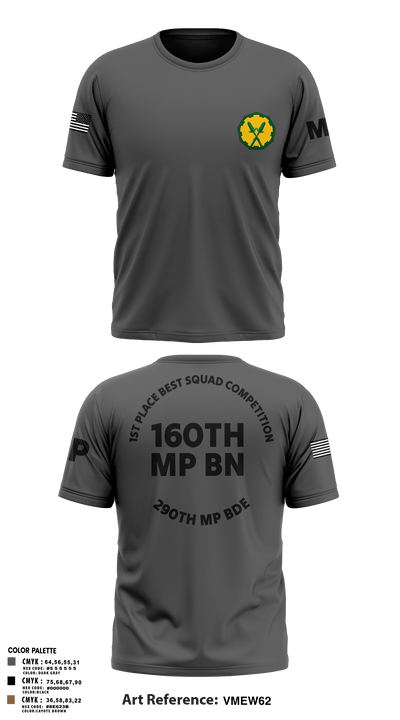 160th mp bn 37897815 Old School Cotton Feel Shirt - 104