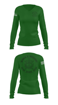 Underwater Search & Recovery Team 25630858 Women's Long Sleeve V-neck Shirt - 16