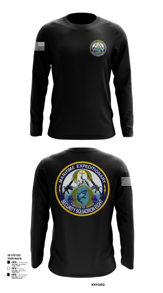 Long Sleeve Performance Shirt, MSRON 8, Navy, Teamtime, Team time, sublimation, custom sports apparel, team uniforms, spirit wear, spiritwear, sports uniforms, custom shirts, team store, custom team store, fundraiser sports, apparel fundraiser