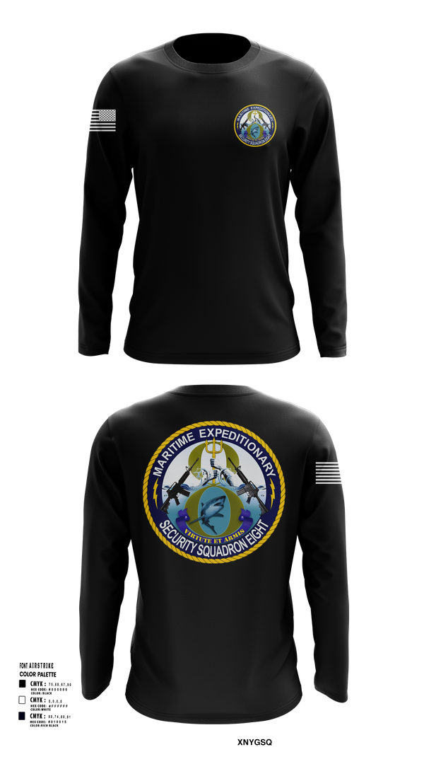 Long Sleeve Performance Shirt, MSRON 8, Navy, Teamtime, Team time, sublimation, custom sports apparel, team uniforms, spirit wear, spiritwear, sports uniforms, custom shirts, team store, custom team store, fundraiser sports, apparel fundraiser