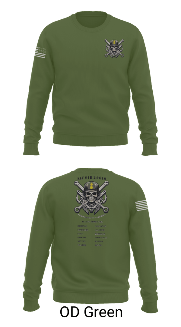 Crew Neck Sweatshirt, ALC, Army, Teamtime, Team time, sublimation, custom sports apparel, team uniforms, spirit wear, spiritwear, sports uniforms, custom shirts, team store, custom team store, fundraiser sports, apparel fundraiser